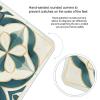 Geometric Design Pictures Scale for Body Weight Anti-Slip Tempered Glass Digital Bathroom Scales Clear LCD Display Weighing Scale Safe Rounded Corners Smart Scales view 4