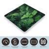 Densely Growing Green Plants Scale for Body Weight Anti-Slip Tempered Glass Digital Bathroom Scales Clear LCD Display Weighing Scale Safe Rounded Corners Smart Scales view 3