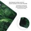 Densely Growing Green Plants Scale for Body Weight Anti-Slip Tempered Glass Digital Bathroom Scales Clear LCD Display Weighing Scale Safe Rounded Corners Smart Scales view 4