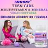 Nikoni Teen Girl Multivitamin & Mineral Vegan Softgels -Enhanced Absorption Formula 60 Ct view 4