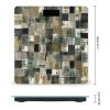 Green Style Pattern Scale for Body Weight Anti-Slip Tempered Glass Digital Bathroom Scales Clear LCD Display Weighing Scale Safe Rounded Corners Smart Scales view 2