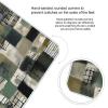 Green Style Pattern Scale for Body Weight Anti-Slip Tempered Glass Digital Bathroom Scales Clear LCD Display Weighing Scale Safe Rounded Corners Smart Scales view 4