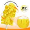 2 Pcs with 1 Handle Reusable Duster Refills, Washable Microfiber Dusters, 360Cleaning Tools for Home, Office, Blinds, Car, Pet, Furniture, Fan view 3