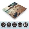 The Beach Has Sand Scale for Body Weight Anti-Slip Tempered Glass Digital Bathroom Scales Clear LCD Display Weighing Scale Safe Rounded Corners Smart Scales view 3
