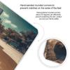 The Beach Has Sand Scale for Body Weight Anti-Slip Tempered Glass Digital Bathroom Scales Clear LCD Display Weighing Scale Safe Rounded Corners Smart Scales view 4