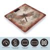 Dragonfly Bee Scale for Body Weight Anti-Slip Tempered Glass Digital Bathroom Scales Clear LCD Display Weighing Scale Safe Rounded Corners Smart Scales view 3