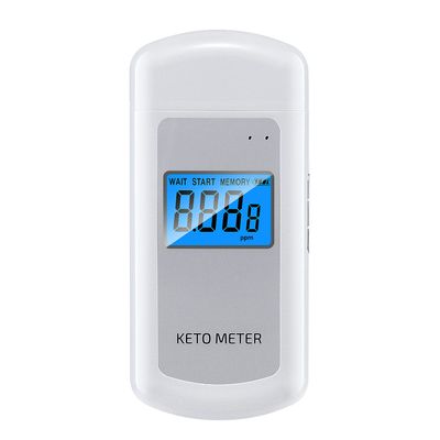 High Precision Ketone Breath Meter Professional Rechargeable Home Ketosis Meter - Ketone Breath Monitor Analyzer with 10 Mouthpieces | Ketosis Breath Tester for Tracking Your Ketones
