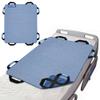 CoolShields Positioning Bed Pad with 8 Reinforced Handles, 40" x 48" Washable Waterproof Transfer & Sliding Sheet for Moving, Turning & Lifting Patients, Elderly, Bedridden & Incontinence Care view 1