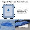 CoolShields Positioning Bed Pad with 8 Reinforced Handles, 40" x 48" Washable Waterproof Transfer & Sliding Sheet for Moving, Turning & Lifting Patients, Elderly, Bedridden & Incontinence Care view 2