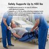CoolShields Positioning Bed Pad with 8 Reinforced Handles, 40" x 48" Washable Waterproof Transfer & Sliding Sheet for Moving, Turning & Lifting Patients, Elderly, Bedridden & Incontinence Care view 3