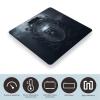Ghost in Mirror Scale for Body Weight Anti-Slip Tempered Glass Digital Bathroom Scales Clear LCD Display Weighing Scale Safe Rounded Corners Smart Scales view 3