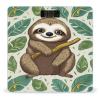 Adorable Sloth Scale for Body Weight Precision Bathroom Weighing Scales with Back Lit LCD Display Sturdy Tempered Glass Body Weight Scales Digital Bathroom Scale 400lb view 1