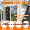20FT High Reach Duster Cleaning Kit with 3-12 FTExtension Pole, High Ceiling Fan Cleaner Duster Tool for Fan Blades, Extendable Reusable Cobweb, Feather, Window Cleaning Squeegee Kit (12FT) view 4