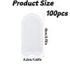 100pcs Cotton Finger Cots, Dog Ear Wipes Finger Ear Fingers Wipes for Dogs Fingers Covers Protection for Tips Gauze Sleeve, Breathable, Sweat Resistant Perfect for Work, Nails Cleaning(White) view 3