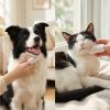 100pcs Cotton Finger Cots, Dog Ear Wipes Finger Ear Fingers Wipes for Dogs Fingers Covers Protection for Tips Gauze Sleeve, Breathable, Sweat Resistant Perfect for Work, Nails Cleaning(White) view 4
