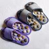 WAGJIA Acupuncture Slippers Pebble Foot Massager Therapy Blood Circulation Myofascial Release Acupressure Massage Non-Slip Reflexology Sandals Neuropathy Pain Relief(Purple,6-6.5) view 2