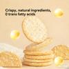 2PCS Sweet Rice CrackersBig Shelly Shenbei Snowy Crispy Rick Cracker Biscuits Sugar Glazedcrispy treats 3.1OZ view 4