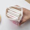 2-piece Sanitary Napkin Storage Pouch - Reusable Period Bag for Pads - Discreet pad Bag or Period Pouch view 2