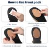 12pcs Non-Slip Shoe Pads, Anti Slip Shoe Grips, Self-Adhesive Anti-Skid Rubber Sole Protectors with Noise Reduction for High Heels, Leather Shoes, Boots, Sandals, Brown view 4