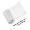 EXQUIMEUBLE Thick White Flat Garbage Bags 45X50Cm 150Pcs Plastic Trash Can Liners for Kitchen Bathroom Bedroom Home Use view 2
