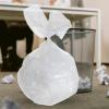 EXQUIMEUBLE Thick White Flat Garbage Bags 45X50Cm 150Pcs Plastic Trash Can Liners for Kitchen Bathroom Bedroom Home Use view 3