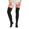 NURCOM 20-30 mmHg Medical Compression Stockings for Women and Men, Closed Toe Thigh High Compression Socks with Dot Silicone Band, Graduated Support Stockings for Varicose Veins, DVT, Post-Surgery view 1