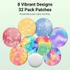 32 Pack Libre 3 Sensor Covers with Reusable Hardshell Cover, Kovoq Waterproof Adhesive Patches for Freestyle Libre 3 & Plus, Reduce Compression Lows Breathable and Hypoallergenic Up to 14 Days (Shine) view 2