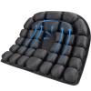 Starlo Sondour Travel Seat Cushion, Airplane Cushion Long Flight, Portable Airline Cushion with Air Pump, Wheelchair Cushion;Pressure Relief Inflatable Seat Cushion (Round Black) view 1