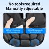 Starlo Sondour Travel Seat Cushion, Airplane Cushion Long Flight, Portable Airline Cushion with Air Pump, Wheelchair Cushion;Pressure Relief Inflatable Seat Cushion (Round Black) view 3