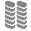 CIMAXIC 12Pcs Dishwashing Pad and Cleaning Scouring Sponge Set, Dual-Texture Grey and White Kitchen Cleaning Sponges for Home Dishwashing and Stain Removal view 1