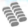 CIMAXIC 12Pcs Dishwashing Pad and Cleaning Scouring Sponge Set, Dual-Texture Grey and White Kitchen Cleaning Sponges for Home Dishwashing and Stain Removal view 4