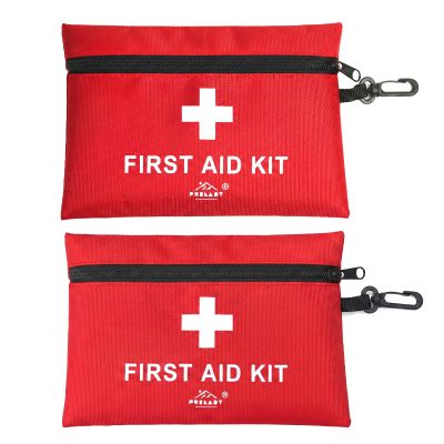 2Pack 152 Piece Small First Aid Kit, Travel Size First Aid Kit TSA Approved, Mini Forst aid kit for Home, Car, Travel, Camping, Truck, Sports, Office, Hiking Med Kit for Backpack;Gift for Grandma.
