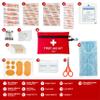 2Pack 152 Piece Small First Aid Kit, Travel Size First Aid Kit TSA Approved, Mini Forst aid kit for Home, Car, Travel, Camping, Truck, Sports, Office, Hiking Med Kit for Backpack;Gift for Grandma. view 2