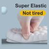High Elasticity Latex Sports Insoles with Arch Support - Orthotic Soft Shoe Pads for Running & Walking, Deodorant & Cushioned Insoles(Orange,EU35-36) view 2