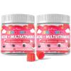 180 Count | Iron Gummies for Kids, Kids Multivitamin with Calcium, Zinc, Folate, Omega-3 & Lutein, Support Energy, Immnity, Iron Deficiency, Anemia & Brain Health, Vegan, Sugar-Free, Strawberry Flavor view 1