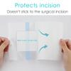 10x10 Inch Dialysis Catheter Shower Cover | Waterproof Shower Shileds for Chest Chemo Port Covers for Showering G/J Peg Feeding Tube Wound Bandage | Without Glue in The Center (Pack of 20) view 4