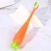 BCOATH 4 Pcs Soft Toothbrush Set, Carrot and Green Root Manual Toothbrushes with Soft Bristles for Daily Use and Travel, Ergonomic Design Suitable for view 3