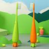 BCOATH 4 Pcs Soft Toothbrush Set, Carrot and Green Root Manual Toothbrushes with Soft Bristles for Daily Use and Travel, Ergonomic Design Suitable for view 4