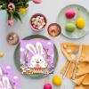 50 Pack Easter Paper Napkins, Disposable Bunny Napkins Easter Cocktail Napkins for Holiday Party Decorations view 4