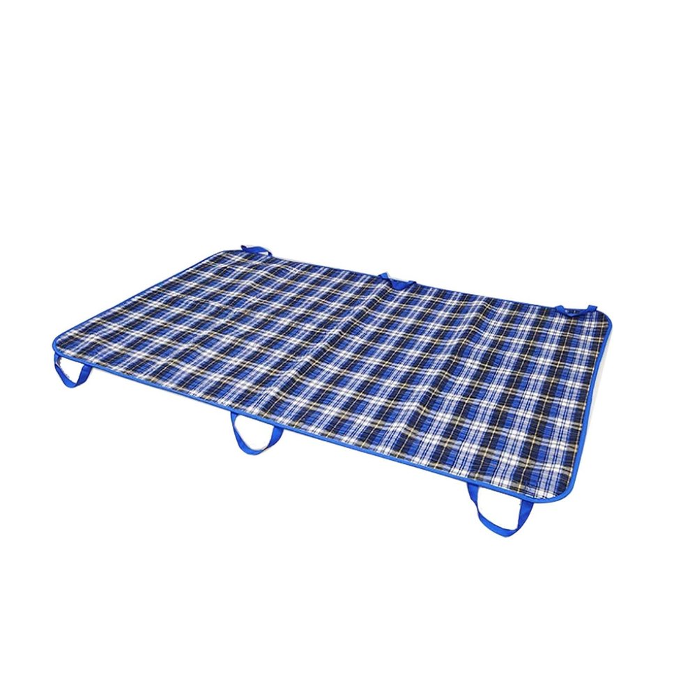 Positioning Bed Pad with Handles, Reusable Incontinence Mattress Bedding,Turning Lifting Repositioning Transfer Sheet for Hospital Home Care Elderly Patients(Blue,90 * 150cm)