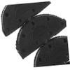 KOMBIUDA 12Pcs Non-Slip Shoe Heel Pads Mute TPU Sole Protectors Sturdy Anti-Slip Heel Cushions for Sneaker and High-Heels Noise Reduction Shoe Repair view 3