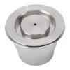 Stainless Steel Coffee Capsule Reusable Pod with Filter Paper Spoon Brush Set for Coffee Maker Durable Easy Clean Gift for Coffee Lovers view 2