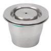 Stainless Steel Coffee Capsule Reusable Pod with Filter Paper Spoon Brush Set for Coffee Maker Durable Easy Clean Gift for Coffee Lovers view 3
