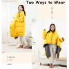 EUQKKWLOY Wheelchair Blanket Wheelchair Blanket Warmer Cover,Lap Blanket for Elderly,Wheelchair Cloak Windproof for Elderly Patients and Disabled Leg Lower Body Warm, Adult 60 * 80in view 2