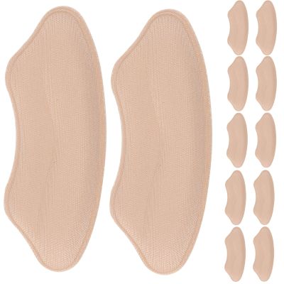 Cabilock 6 Pairs Invisible Heel Pads with Memory Foam Cushion Adhesive Non-Slip Heel Inserts for WomenS Shoes Too Big Skin Color Anti-Blister Shoe Grips and Boots