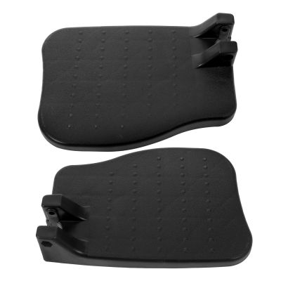 Holibanna Replacement Wheelchair Footrest Pedal Pair Heavy Duty Universal Wheelchair Footplates with Leg Rest for Elderly Patients Sturdy Mobility Aid Accessories