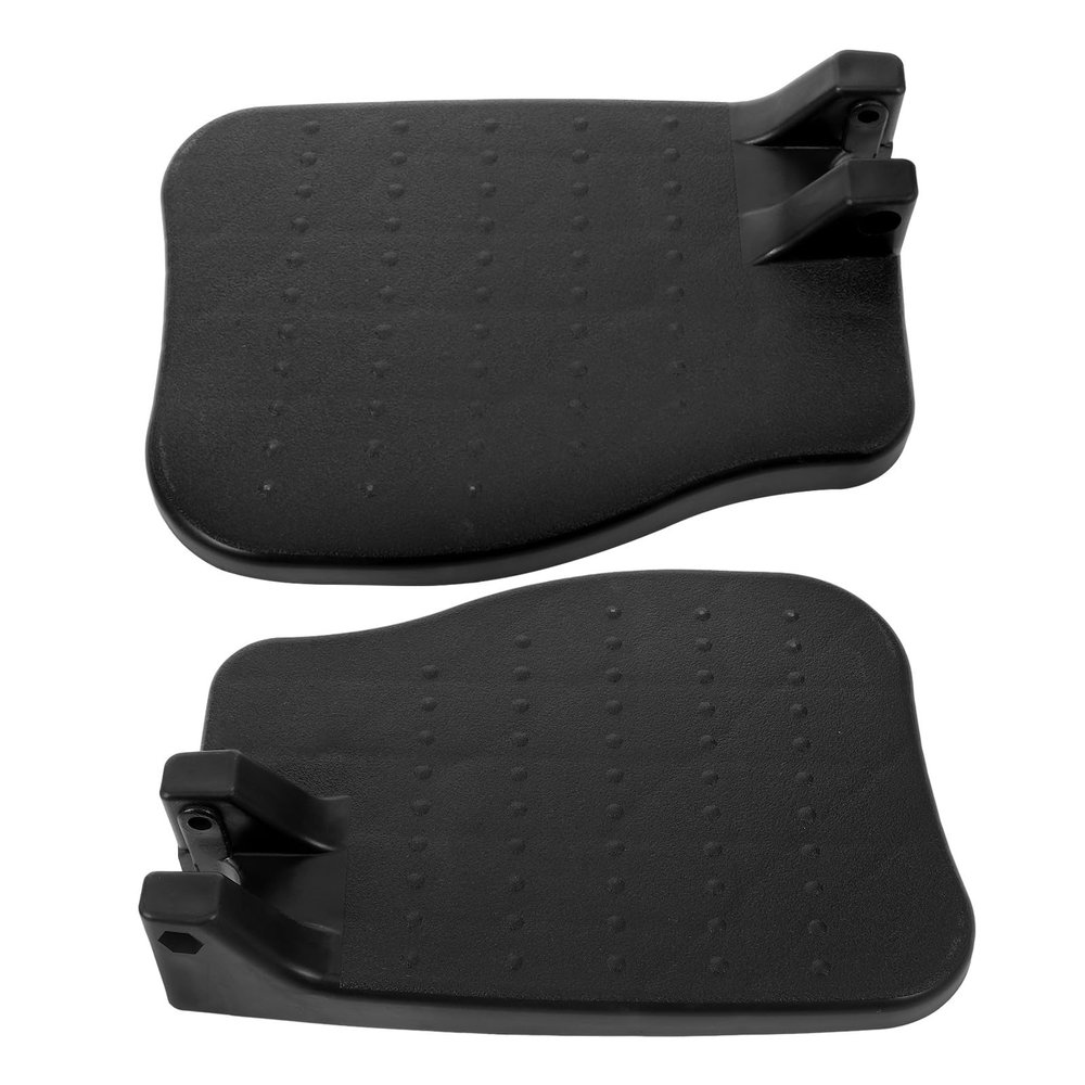 Holibanna Replacement Wheelchair Footrest Pedal Pair Heavy Duty Universal Wheelchair Footplates with Leg Rest for Elderly Patients Sturdy Mobility Aid Accessories