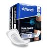 Attends Discreet Male Guard Bladder Control Pad, 12-1/2 Inch Length Maximum Absorbency Polymer One Size Fits Most Male Disposable, ADMG20 - Pack of 20 view 1