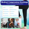 2 Pairs 20-30mmHg Compression Pantyhose for Women & Men, Medical Graduated Compression Leggings for Women, Footless Compression Stockings Support Compression Tights for Varicose Veins, Edema, Dvt view 3