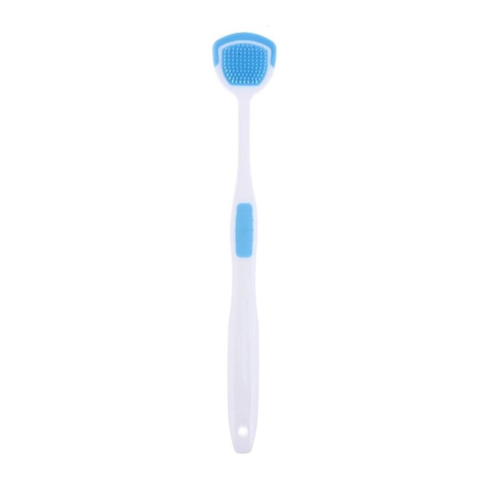 1/5PCS Toothbrush Mouth Fresh Breath Scraping Hygiene Care Tools Tongue Scraper Oral Cleaner Brush Soft Silicone Cleaning(1pcs)